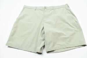 Bluffworks HELM Hybrid Shorts Mens 38 Seaweed Sage Drawstring Stretch